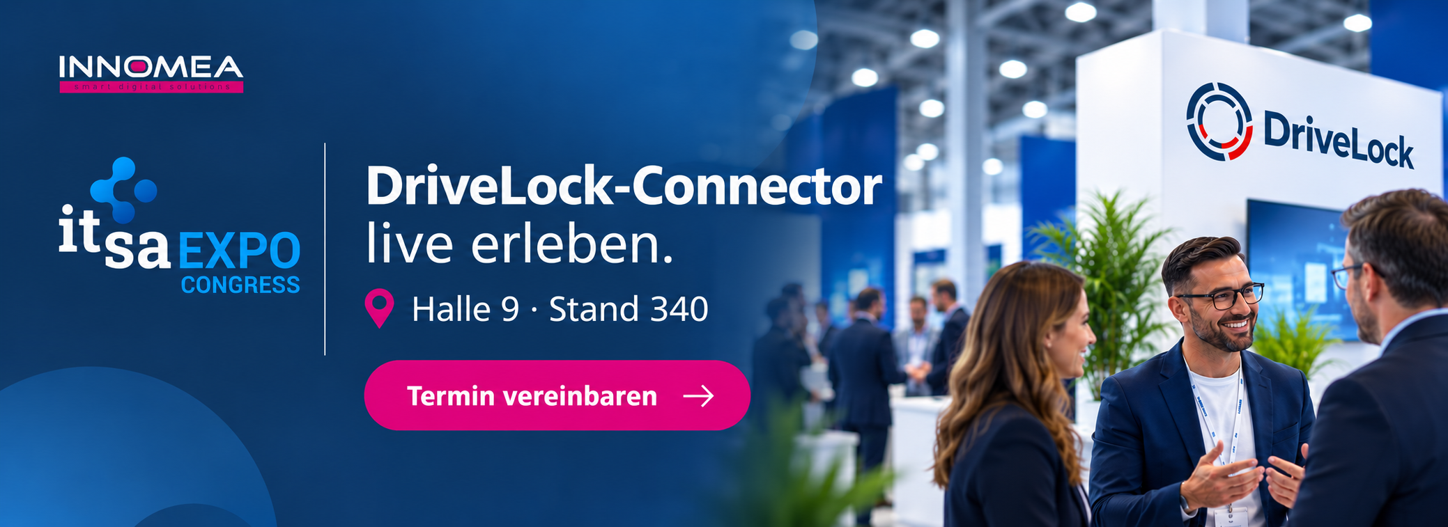 innomea DriveLock Connector live auf der it-sa