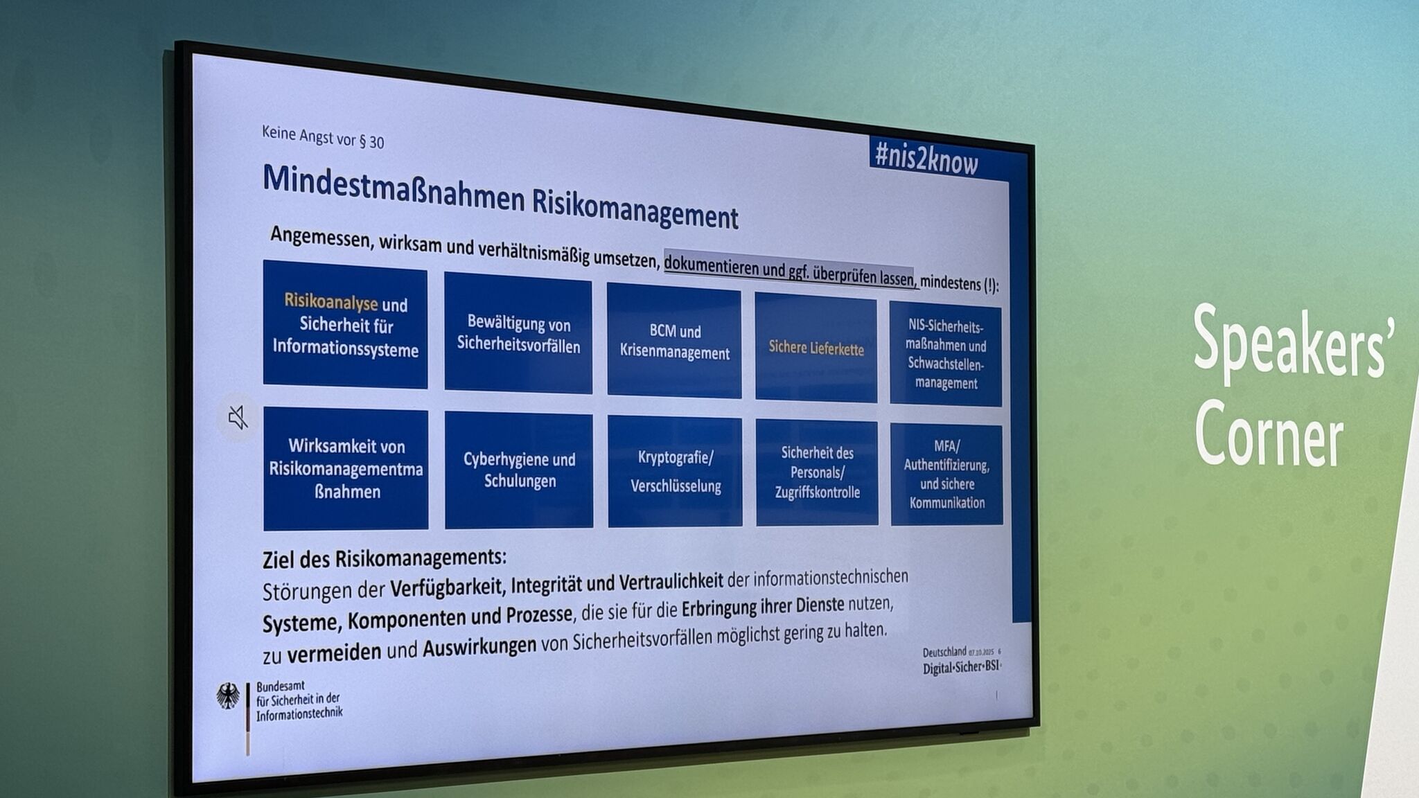 ITSA-2025-2 Tafel Risikomanagement